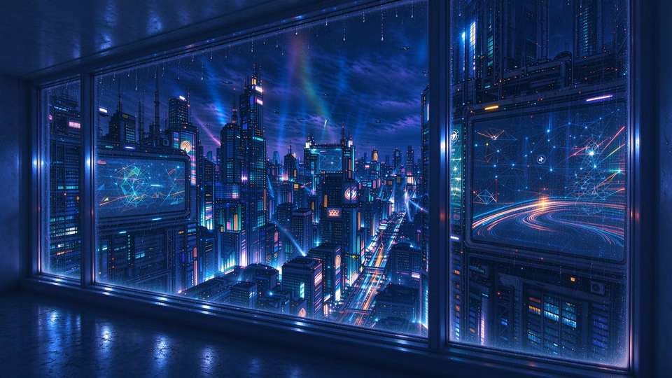 Cyberpunk Street scene preview
