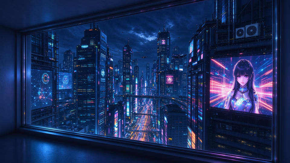 Cyberpunk Street II scene preview