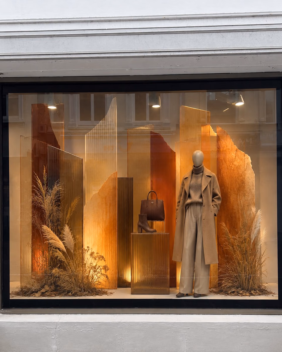 Shop Window rainy night scene preview